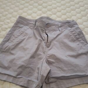 Eddie Bauer Light Gray Women's Bermuda Shorts
